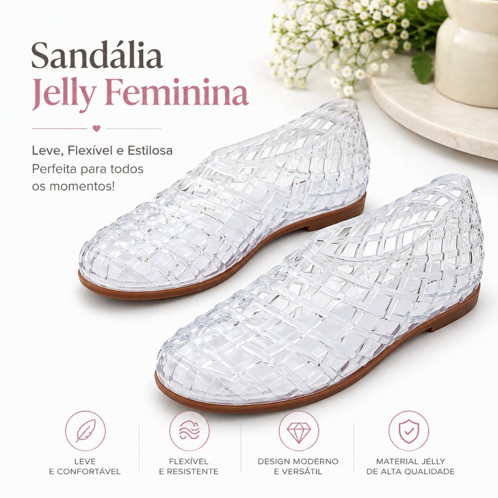 Jelly Mule Feminina